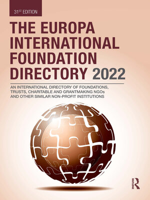 cover image of The Europa International Foundation Directory 2022